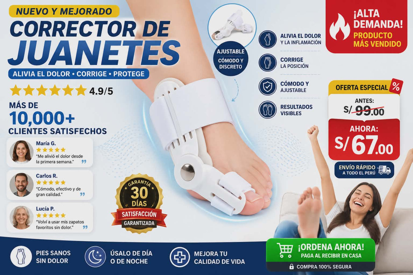 Corrector de Juanetes