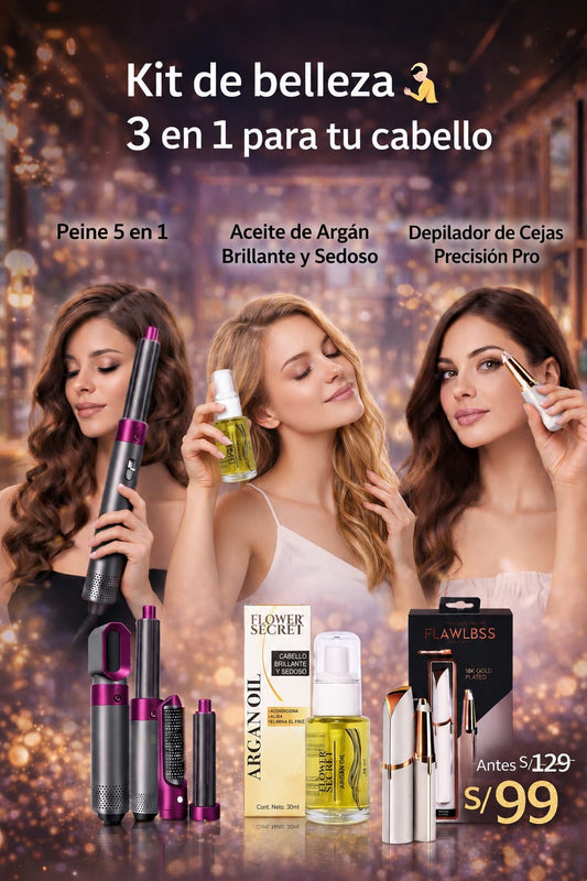 Kit de Belleza: 3 productos por un solo precio